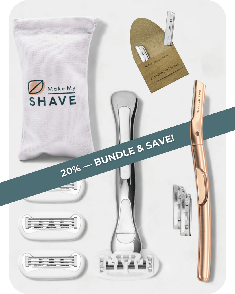 Dermaplaning and razor shave kit